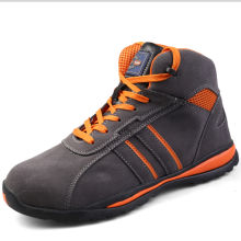 Fashionable light weight steel toe work safety shoes